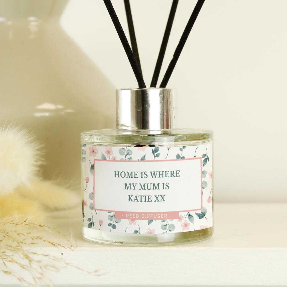 Personalised Floral Reed Diffuser Extra Image 2